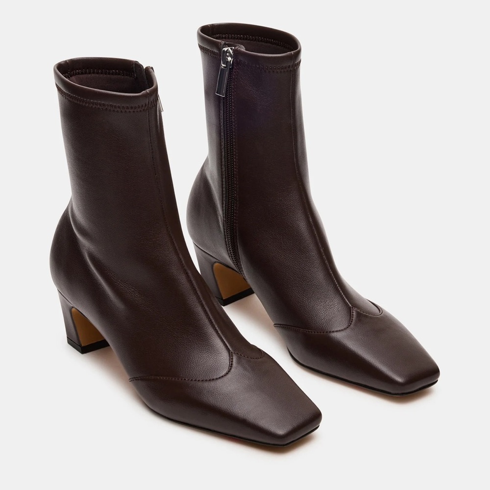 Dark Brown Ankle Boots - Size 9